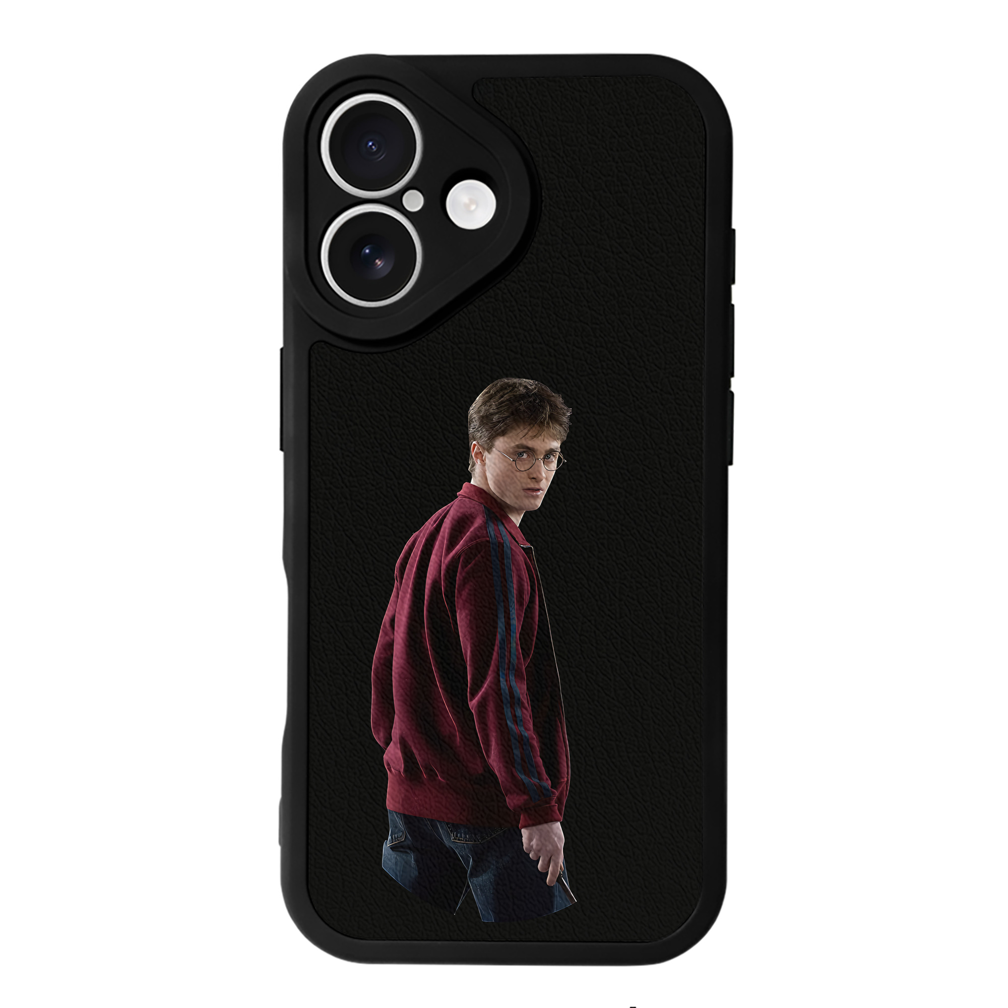 （画像用） Harry Potter ハリー・ポッターシリーズ 【iPhone 16シリーズ対応】シリコンスマホケース（レザー調） 材質：シリコン